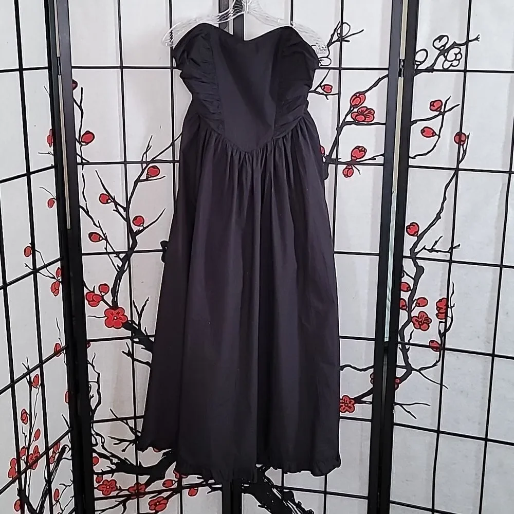 Free People  Cohen Poplin Maxi Dress Size Large